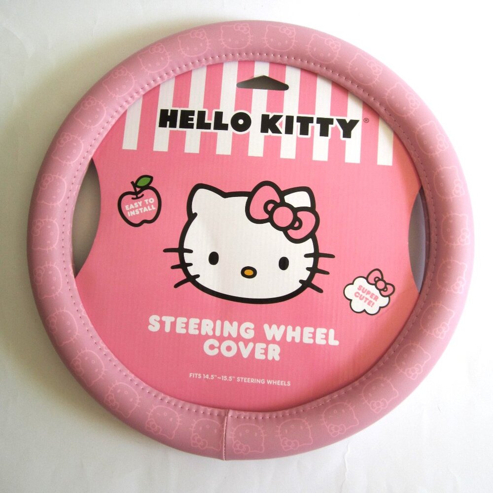 Hello Kitty Pink Steering Wheel Cover Sanrio